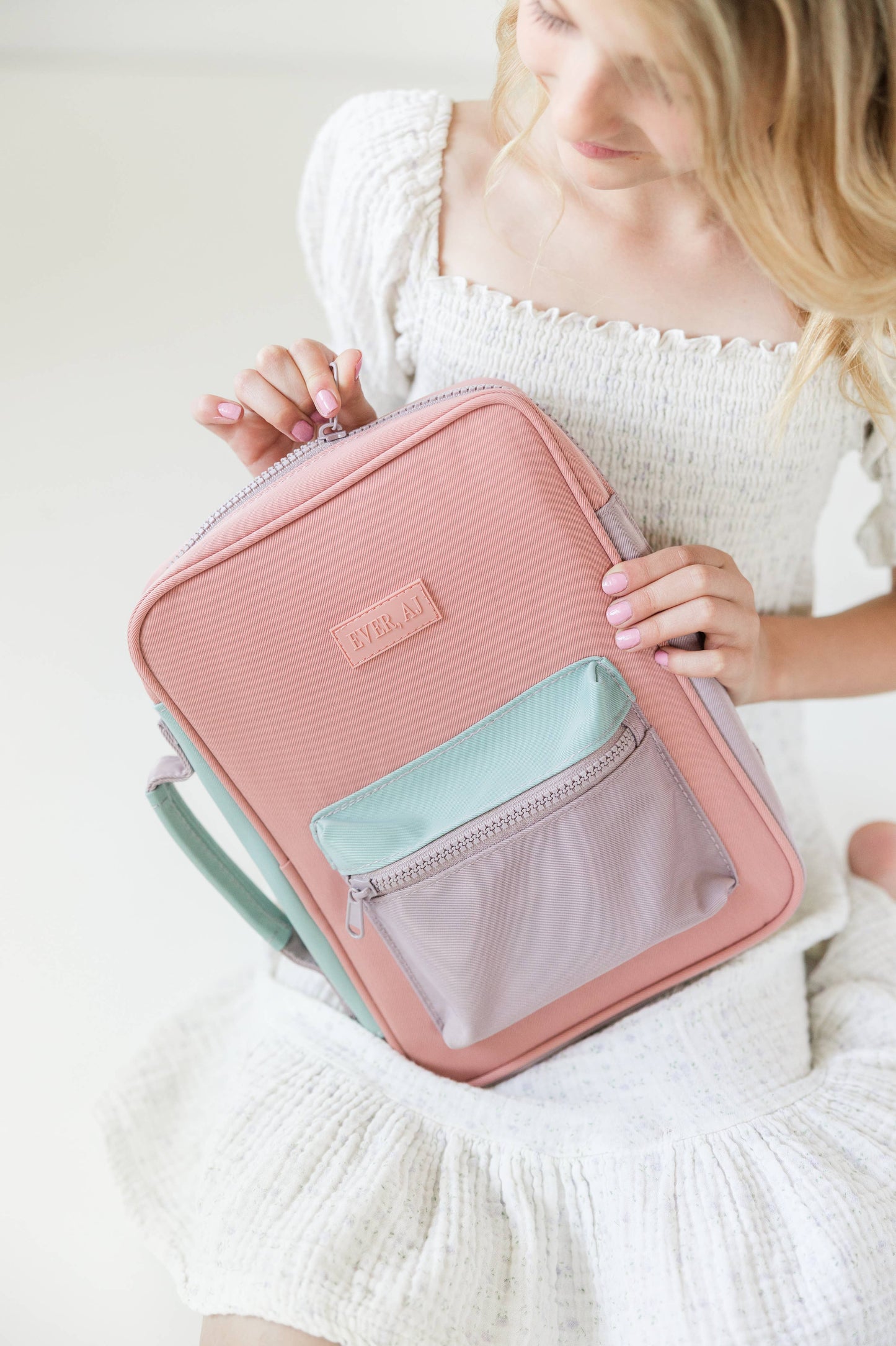 GIRL Kid Bible Case Color-block, A New Creation Bible Cover