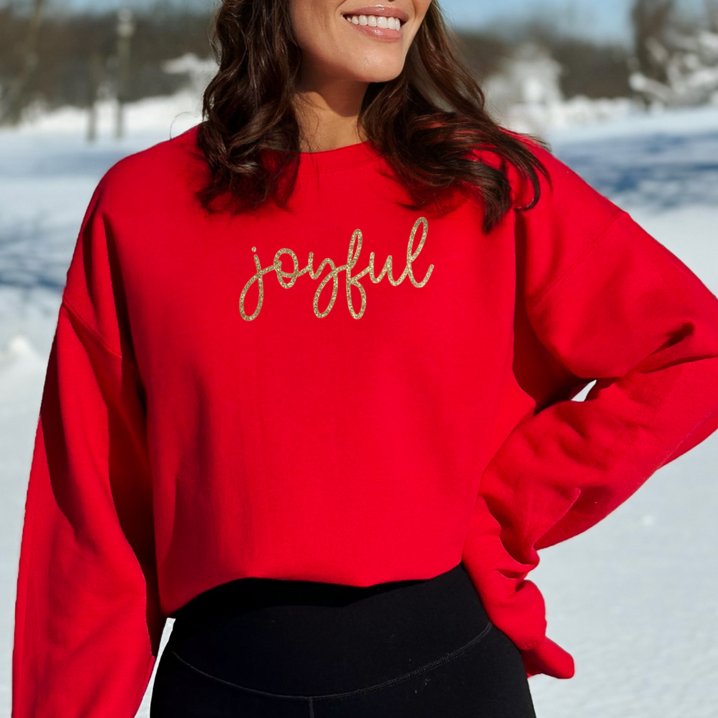 Joyful Crewneck Sweater
