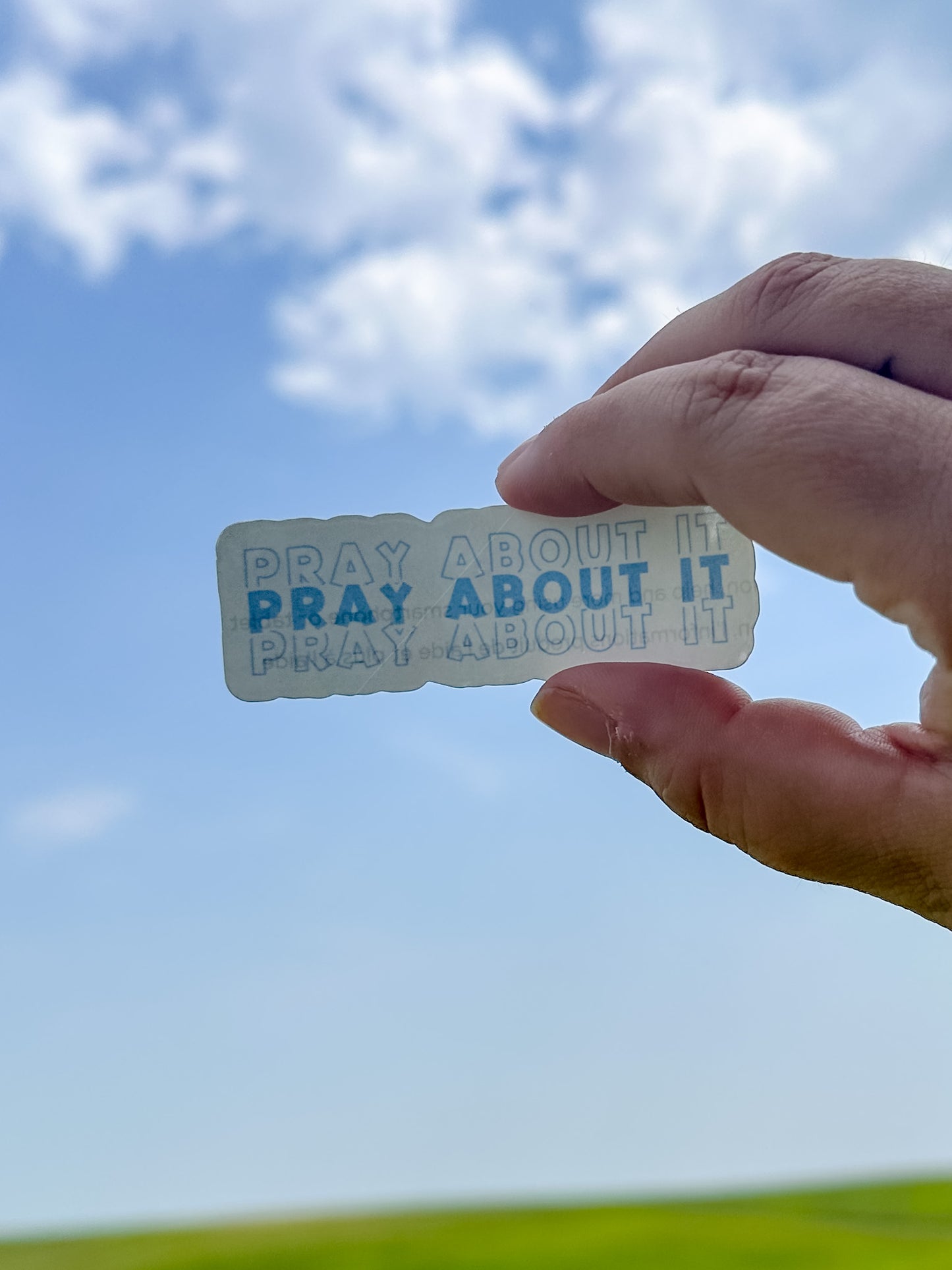Pray About It Sticker