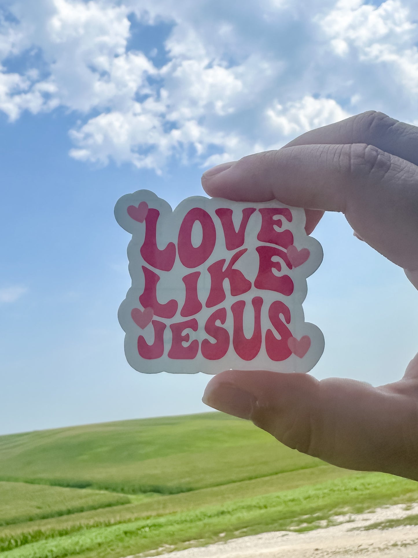 Love Like Jesus Sticker
