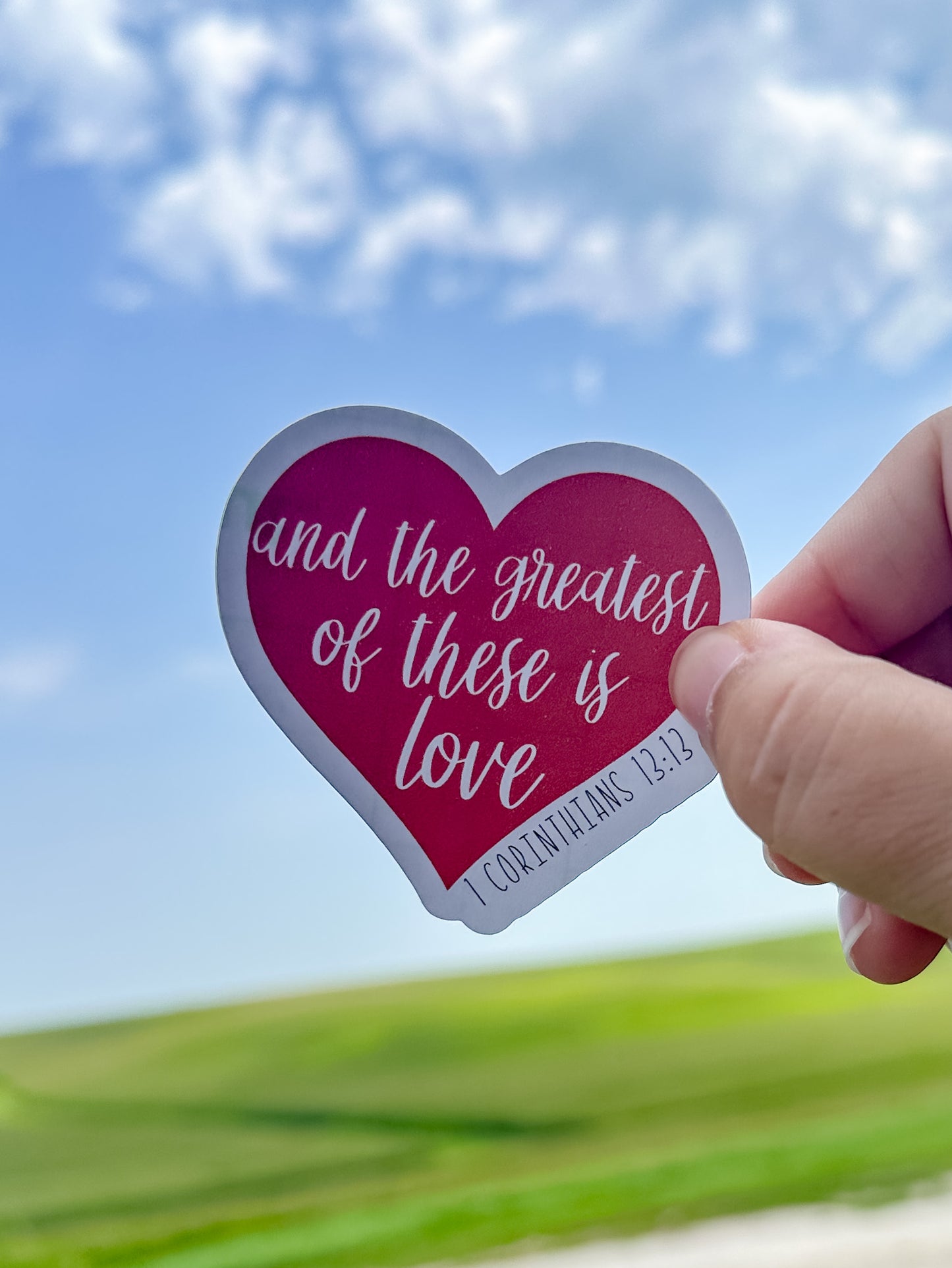 1 Corinthians 13 Sticker