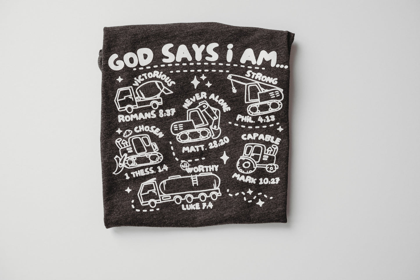 God Says I Am Tractor Tee