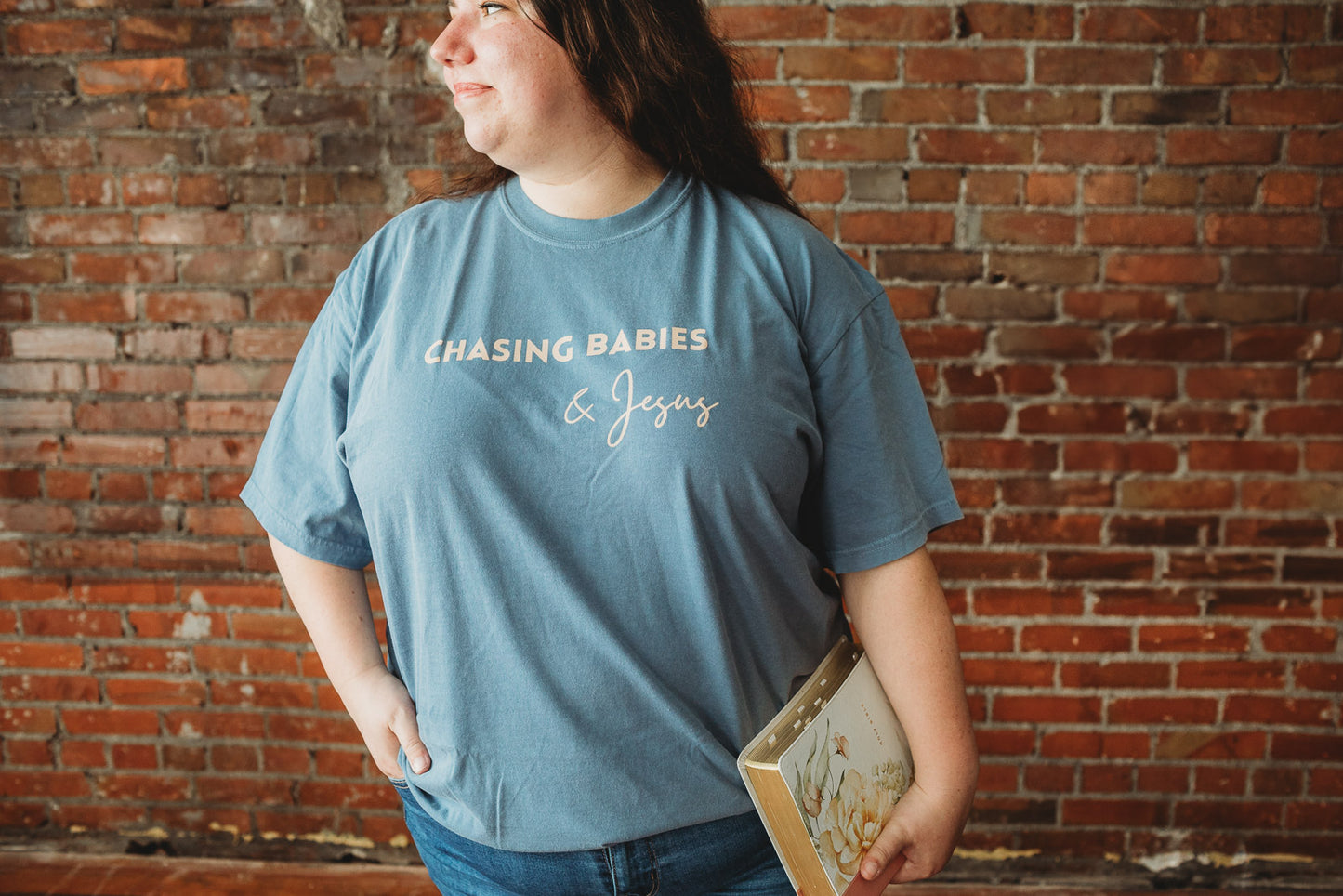 Chasing Babies & Jesus Tee