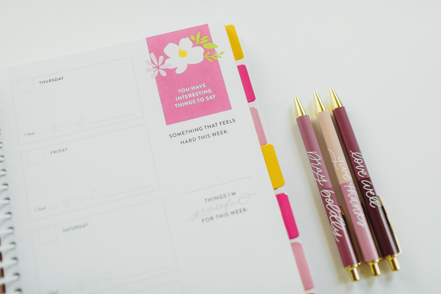 Rose Tone Pen Set