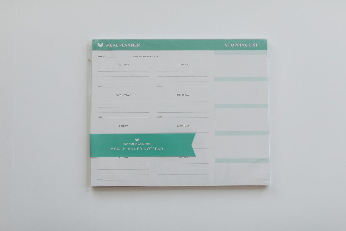 Meal Planner Notepad