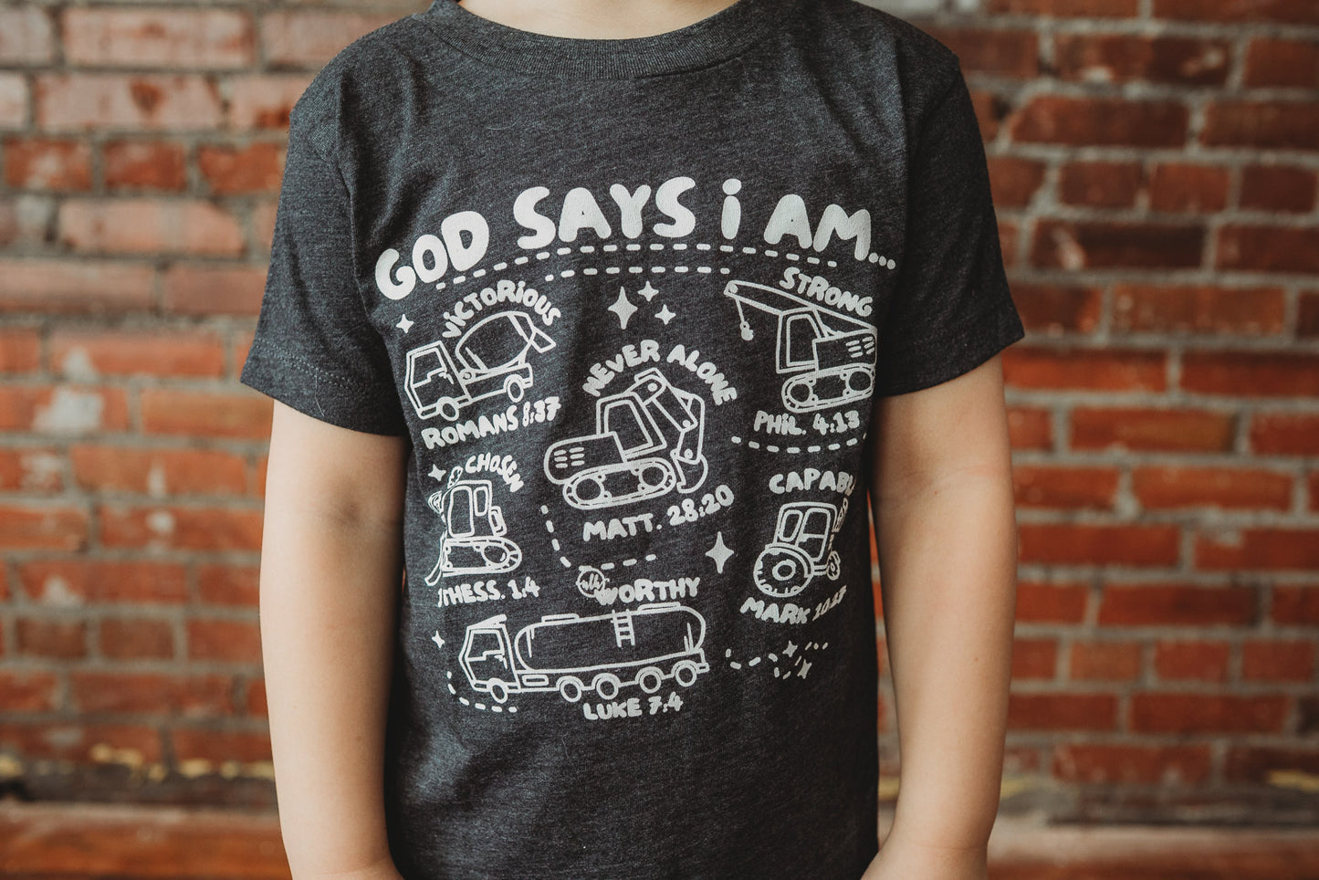 God Says I Am Tractor Tee