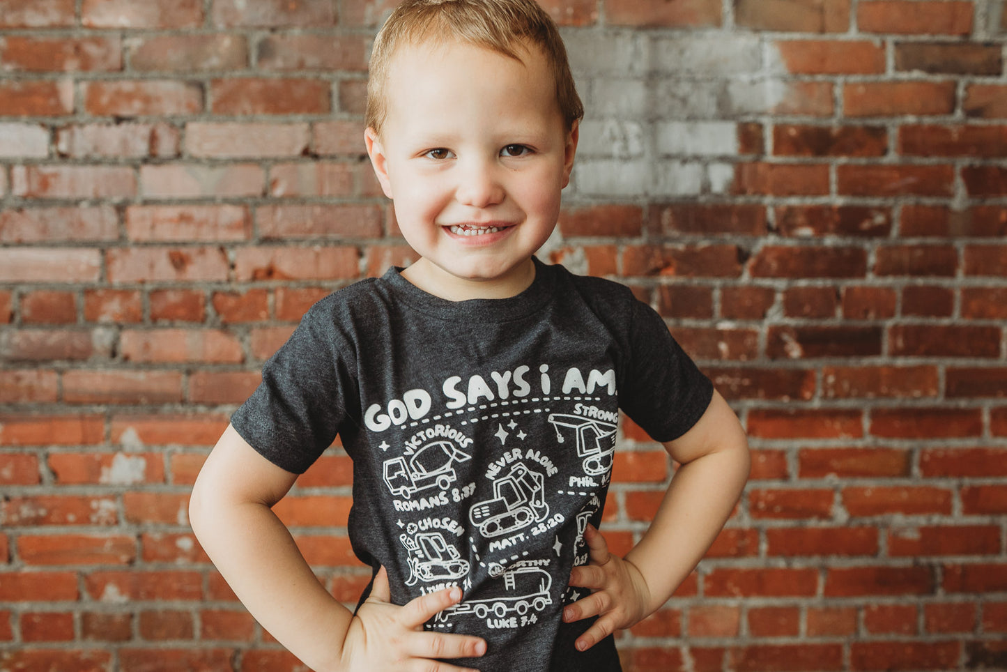 God Says I Am Tractor Tee