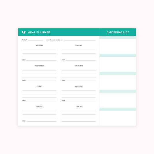 Meal Planner Notepad