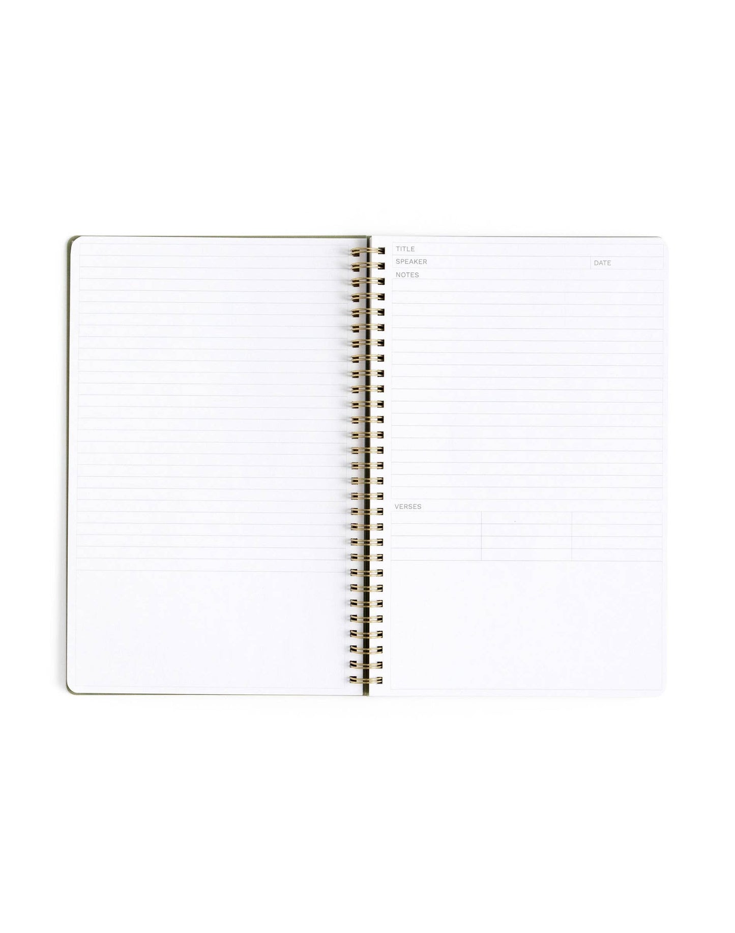 Olive Church Notes Bible Reference Notebook