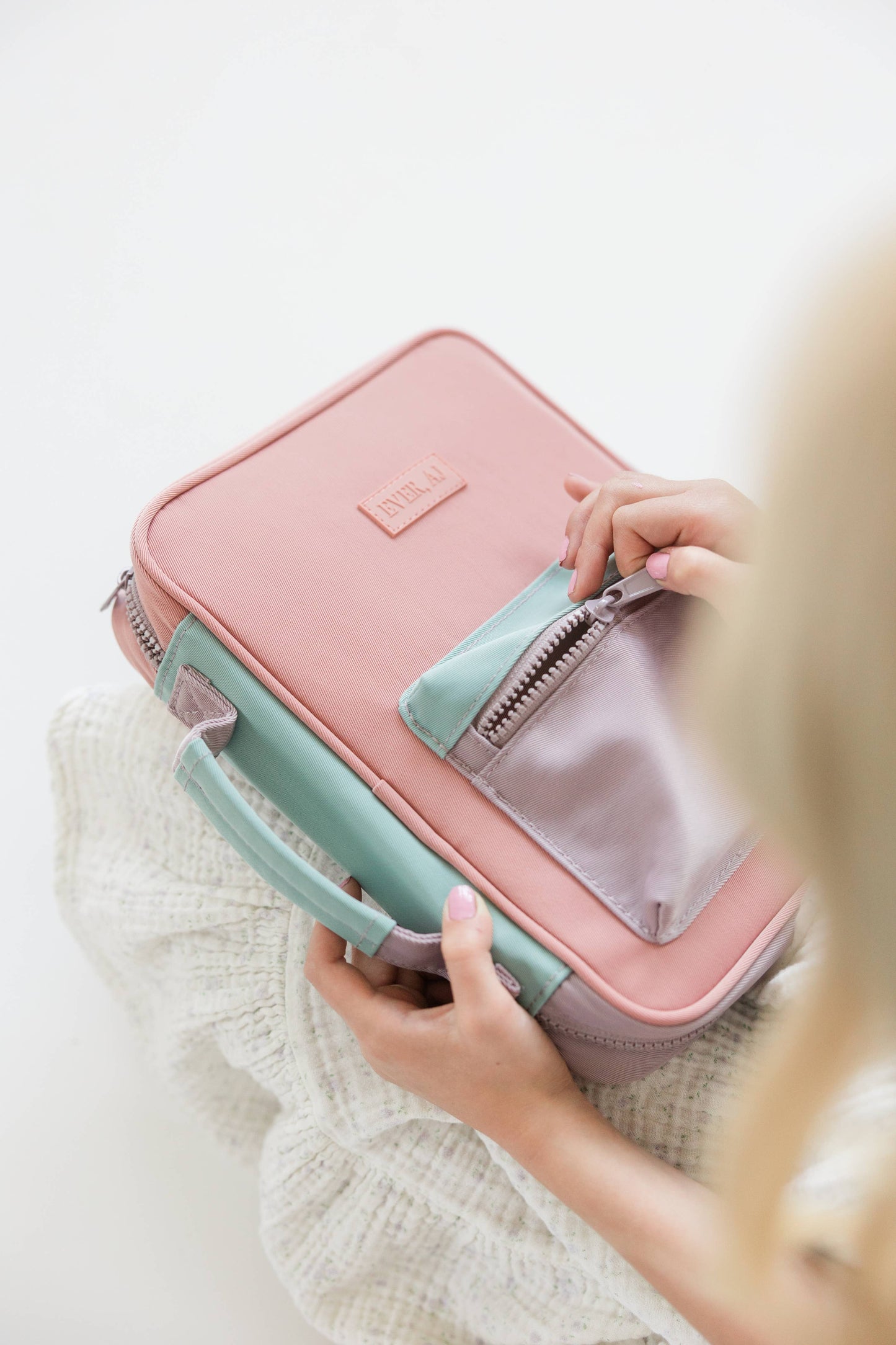 GIRL Kid Bible Case Color-block, A New Creation Bible Cover