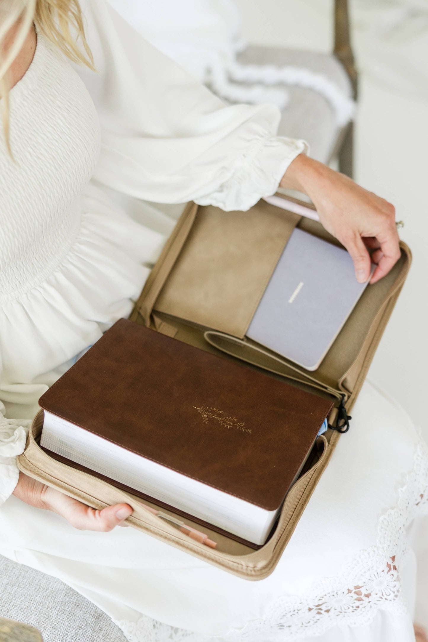 Trio Floral Bible Cover