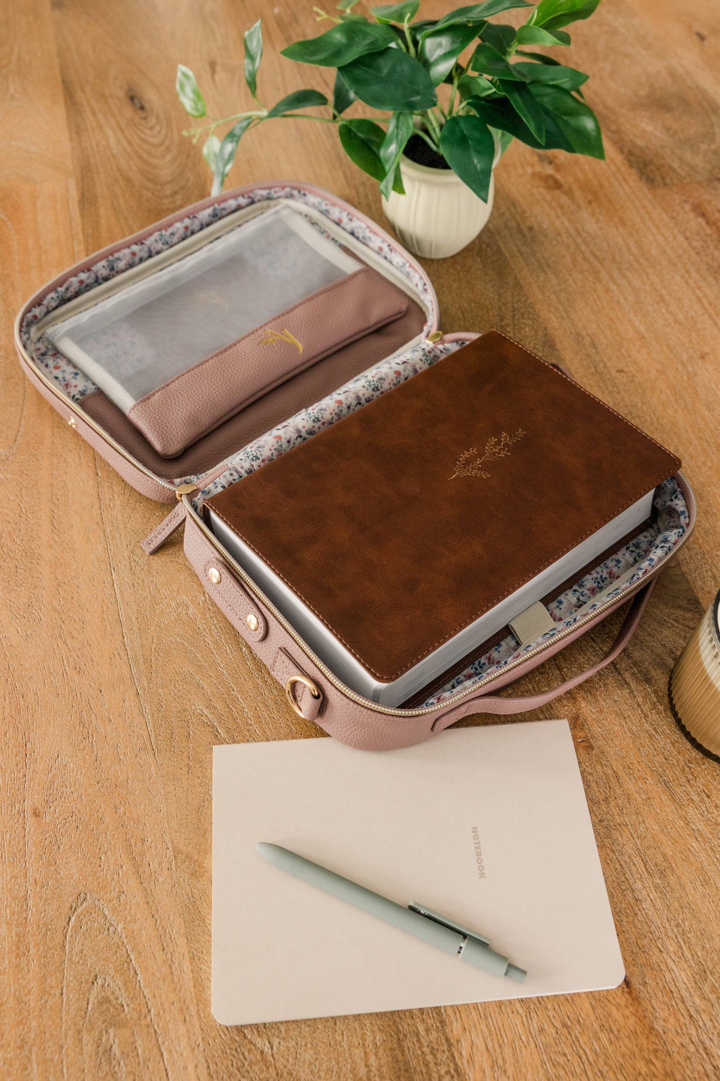 Bible Cover, Bible Bag Crossbody LAVENDER