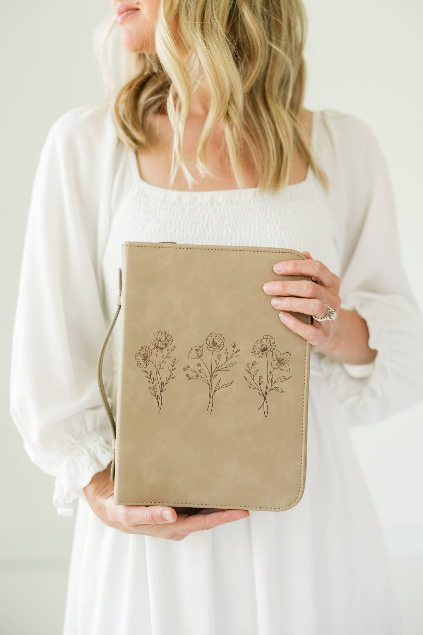 Trio Floral Bible Cover