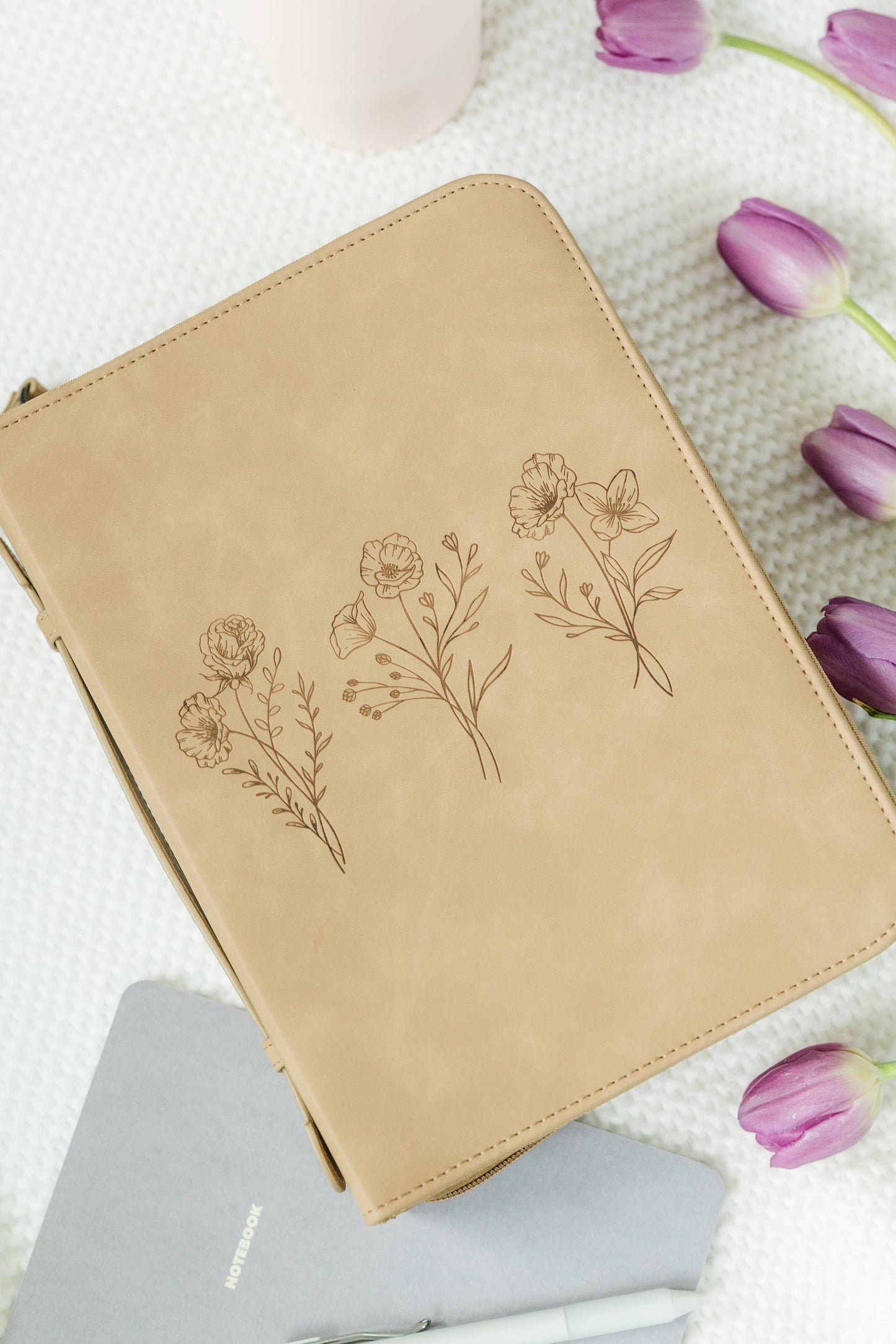 Trio Floral Bible Cover