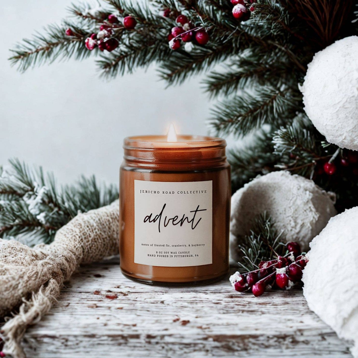 Advent Soy Wax Candle