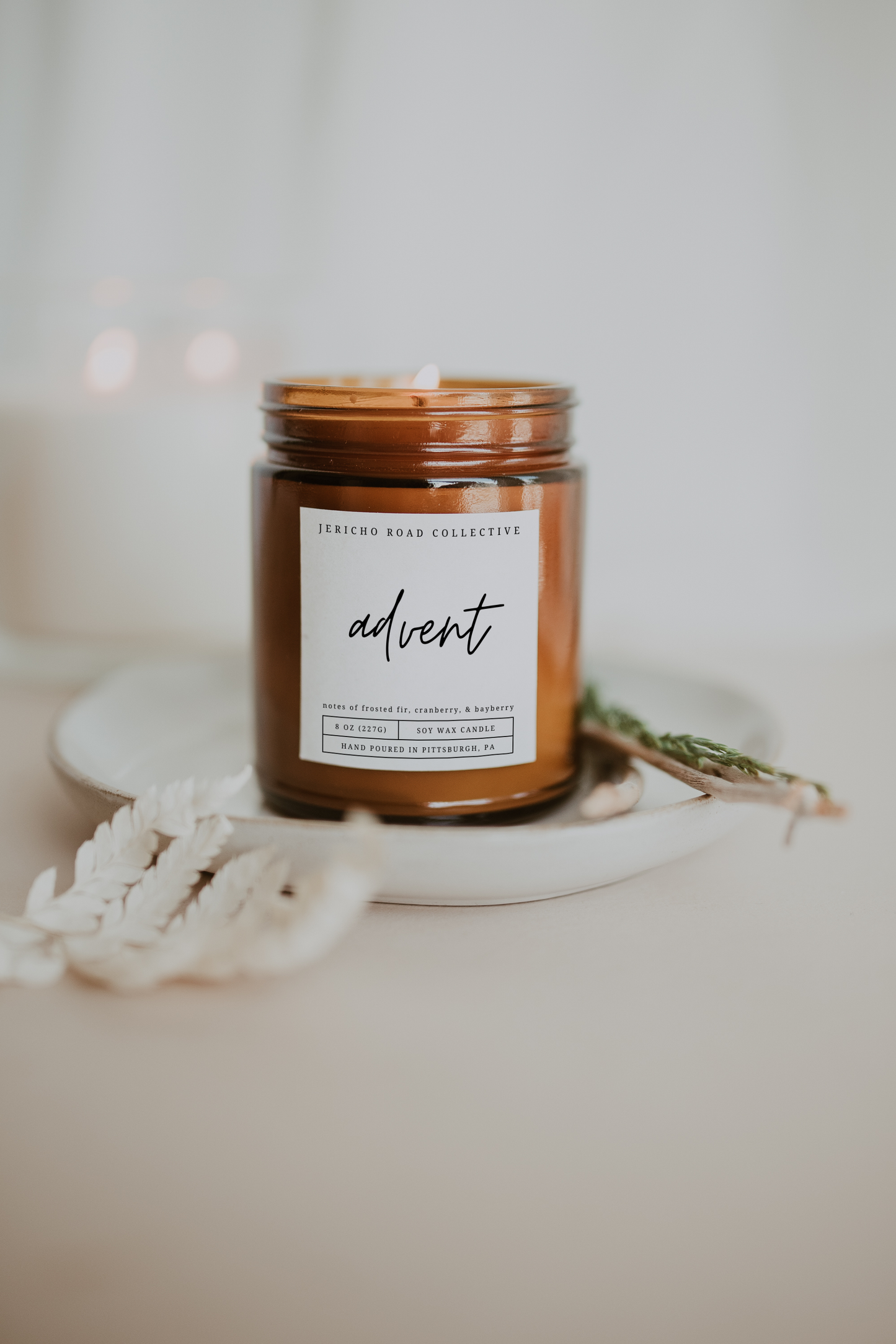 Advent Soy Wax Candle