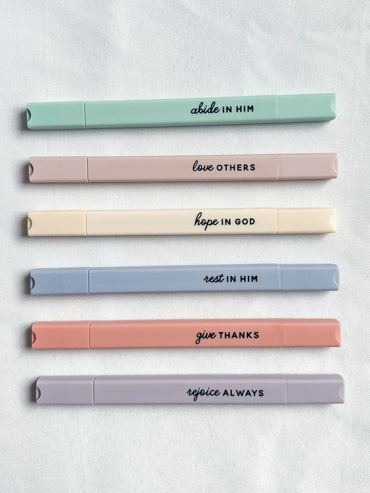 Muted Pastel Highlighters - A BEST SELLER!