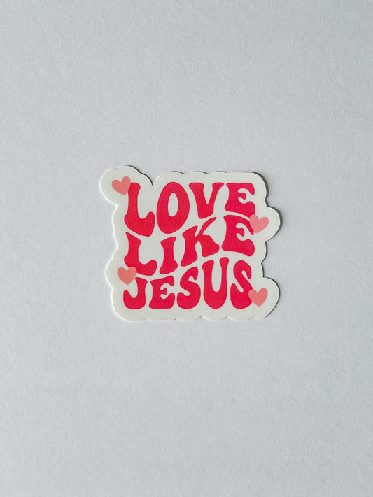 Love Like Jesus Sticker