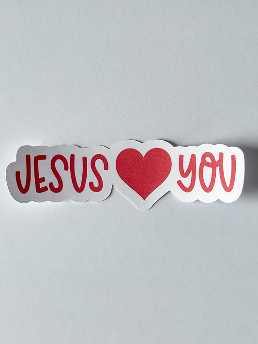 Jesus Loves You Sticker
