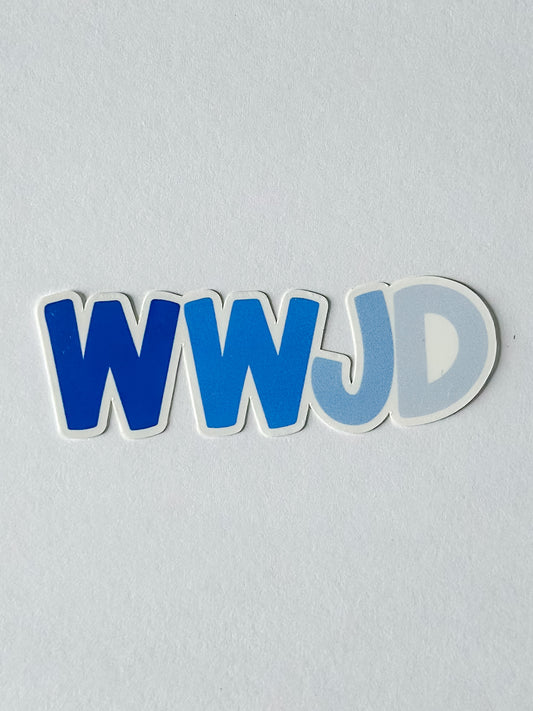 WWJD Sticker