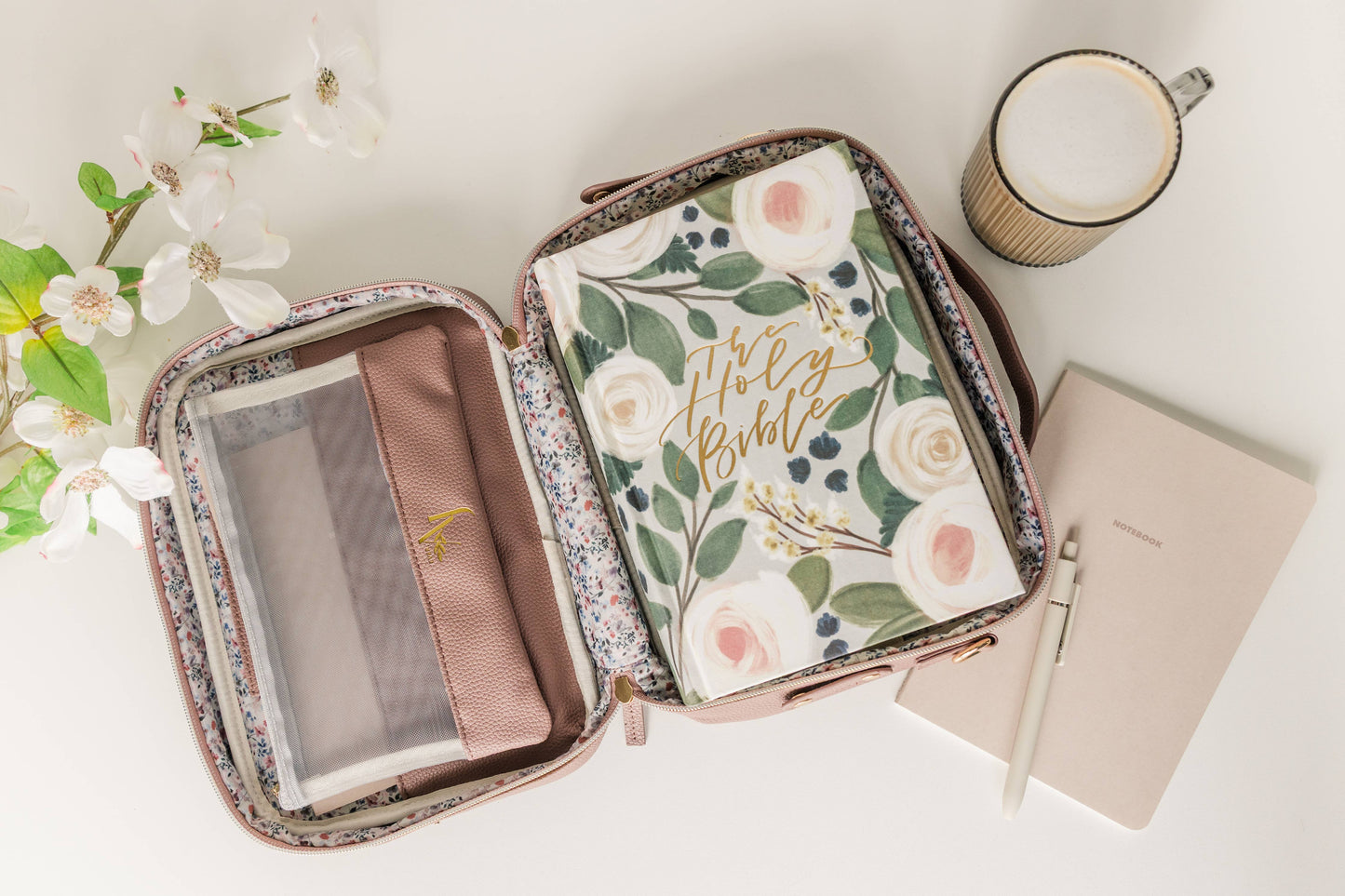 Bible Cover, Bible Bag Crossbody LAVENDER