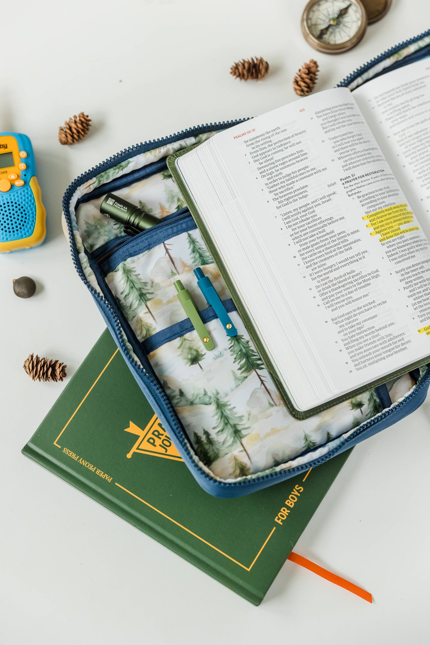 BOY Kid Bible Case Color-block, EXPLORER Bible Cover