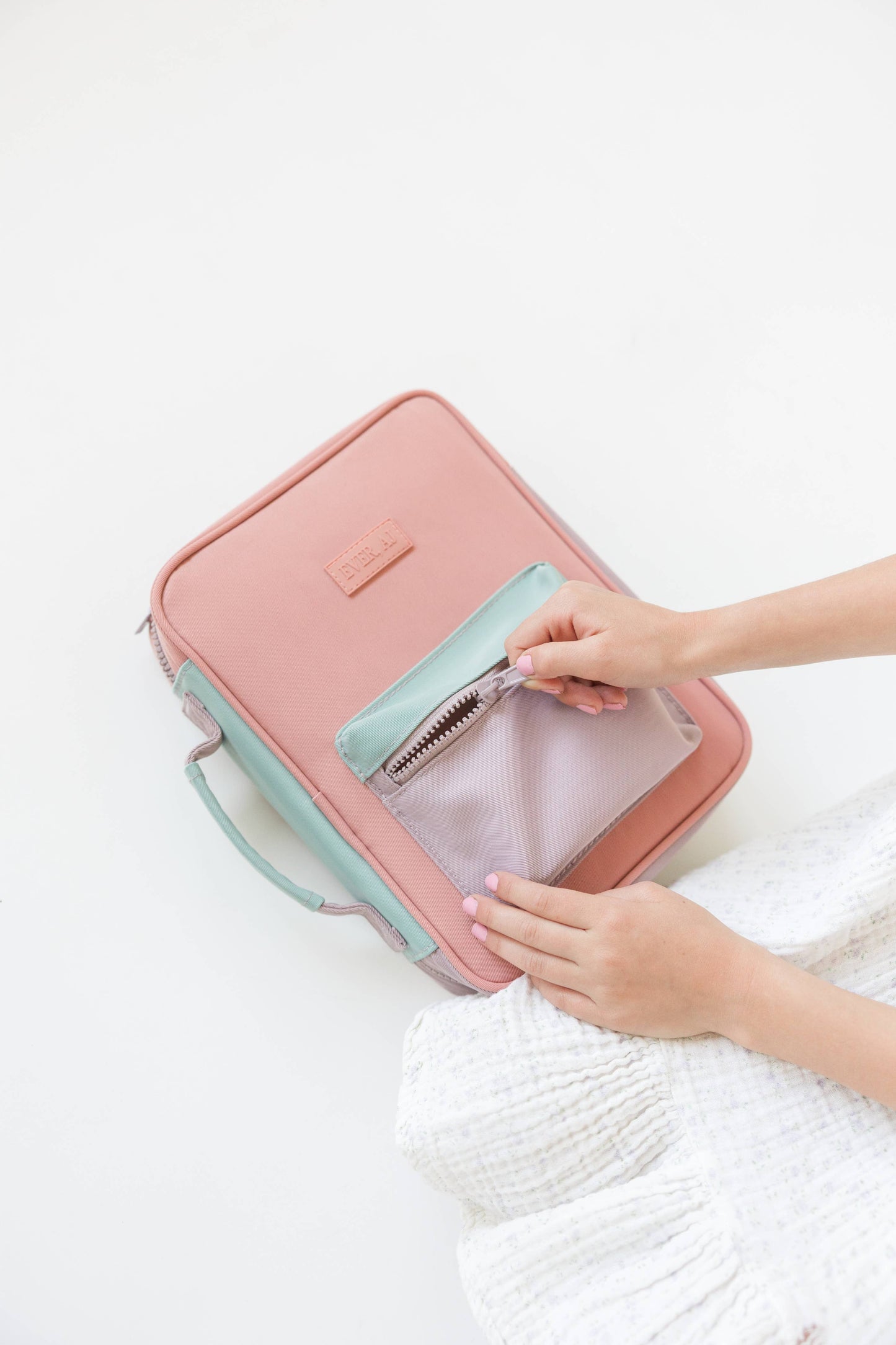 GIRL Kid Bible Case Color-block, A New Creation Bible Cover