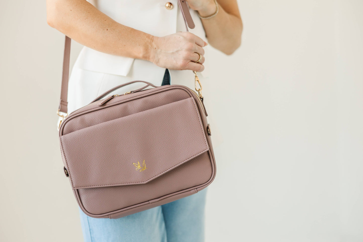 Bible Cover, Bible Bag Crossbody LAVENDER