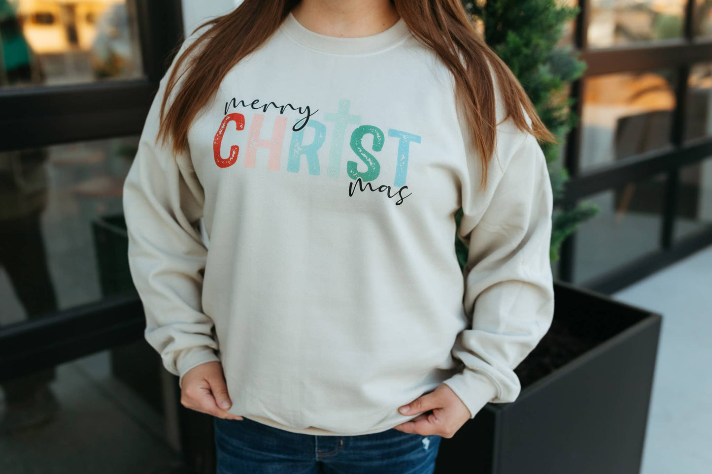 Merry CHRISTmas Crewneck