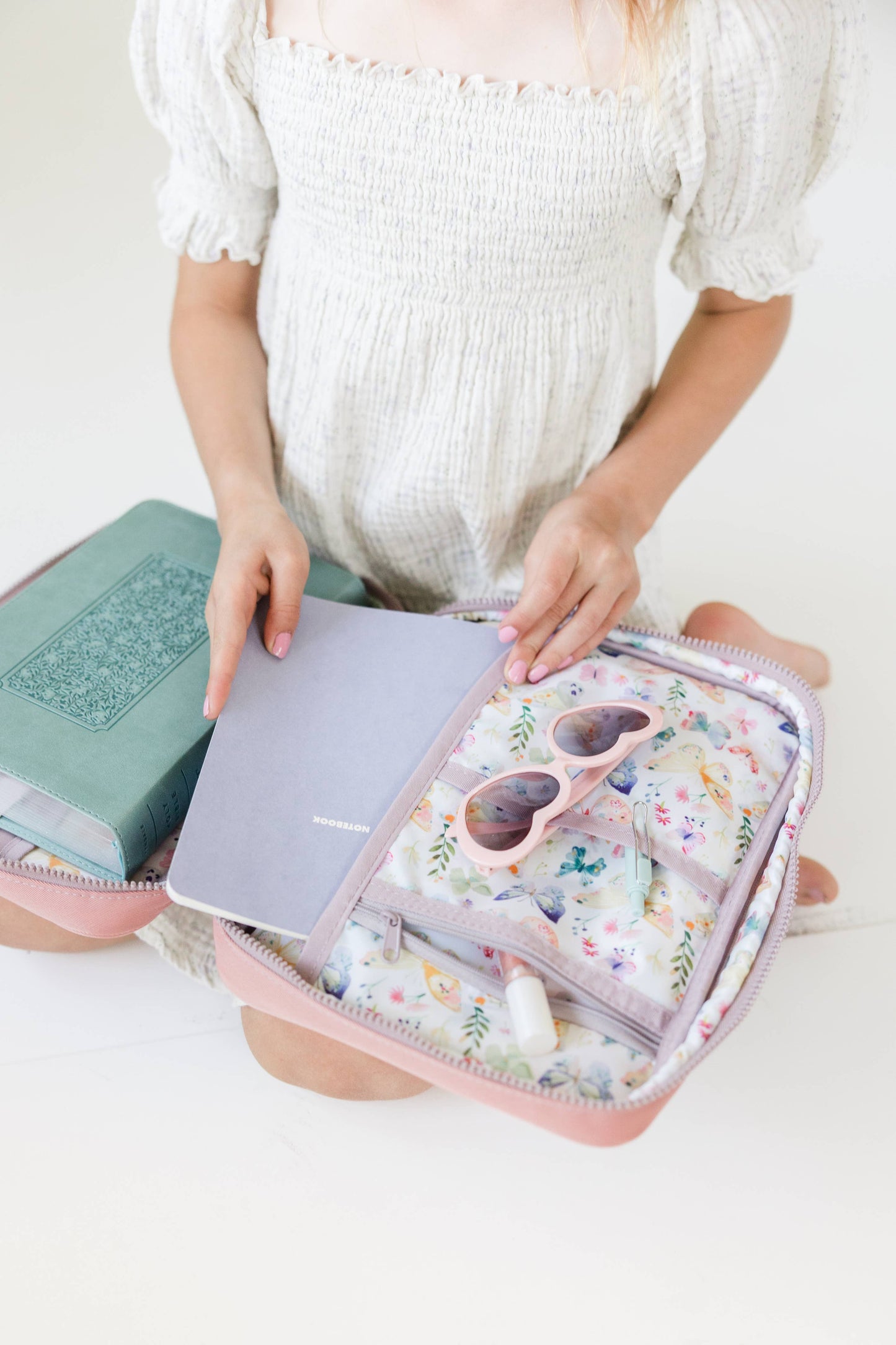 GIRL Kid Bible Case Color-block, A New Creation Bible Cover